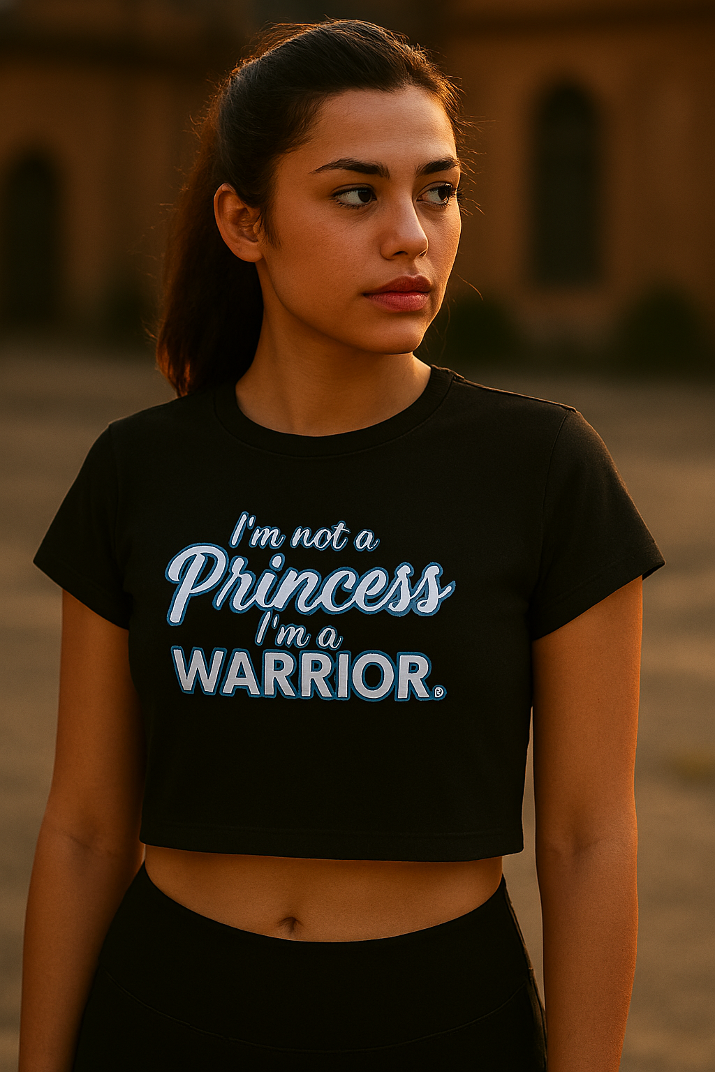 Baby Tee Princess Warrior