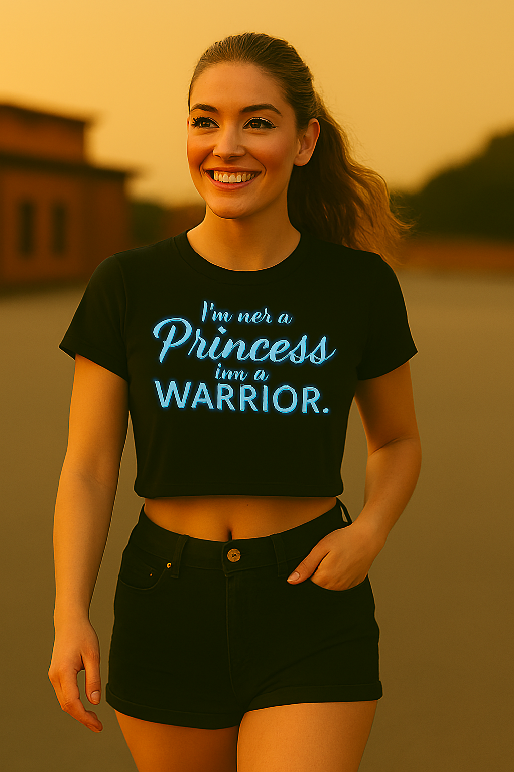 Baby Tee Princess Warrior