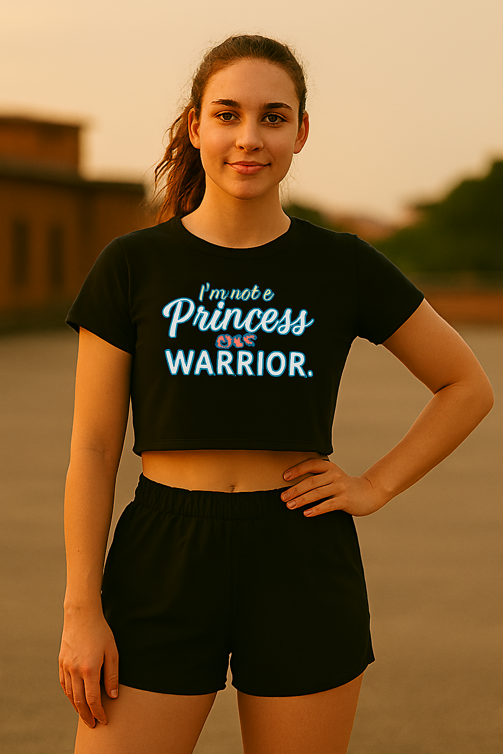 Baby Tee Princess Warrior