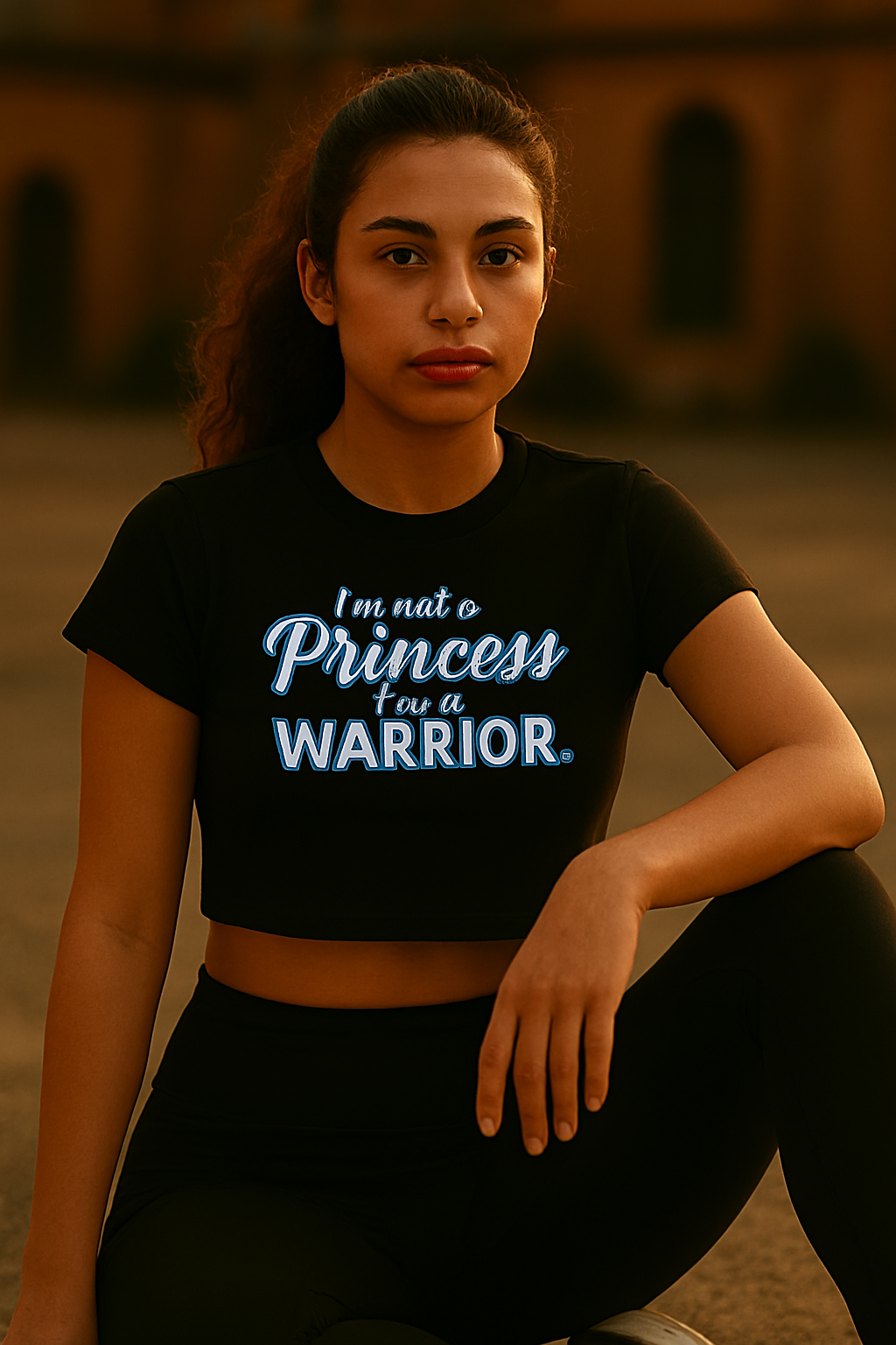 Baby Tee Princess Warrior