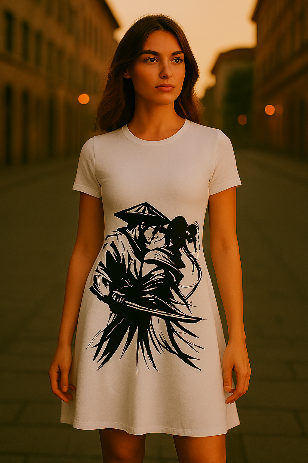 AOP A line Dress